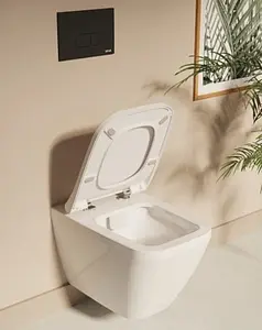 Унитаз подвесной безободковый VitrA Integra Square Rim-Ex белый 7082B003-0075, 3