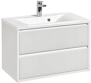 Тумба-умывальник подвесная Aquaton Римини 80 new белый 1A2267K2RN010 Тумба-умывальник подвесная Aquaton Римини 80 new белый 1A2267K2RN010, 1