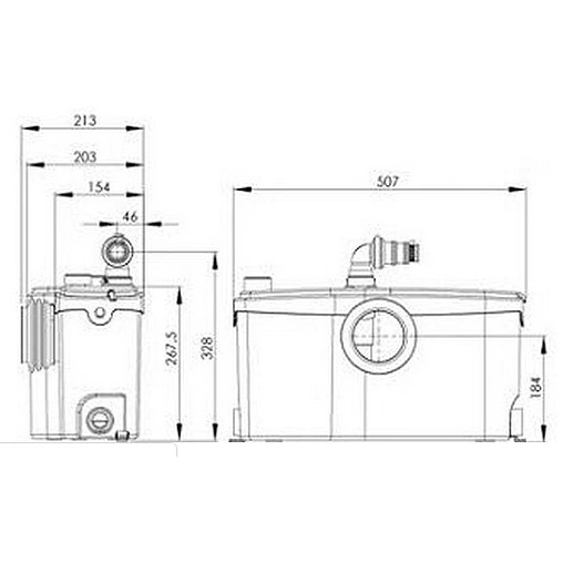 Канализационная насосная установка SFA Sanibest Pro