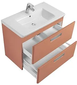 Тумба-умывальник подвесная Roca The Gap Original 80 терракота ZRU9307839+327470000 Тумба-умывальник подвесная Roca The Gap Original 80 терракота ZRU9307839+327470000, 5