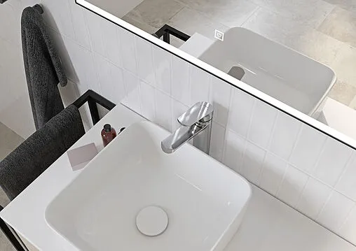 Смеситель для раковины Cersanit Flavis хром 63038 Смеситель для раковины Cersanit Flavis хром 63038