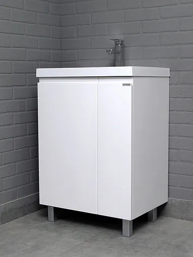 Тумба-умывальник напольный Домино Graffo 60 белый DGr2417T+4627173210164