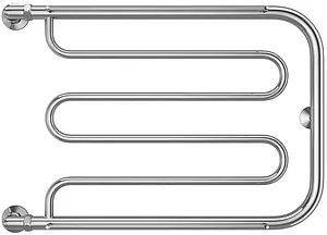 Полотенцесушитель водяной Terminus Фокстрот 1&quot; БШ 500х700 полированная сталь 4620768881077, 3