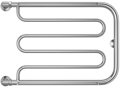 Полотенцесушитель водяной Terminus Фокстрот 1&quot; БШ 500х700 полированная сталь 4620768881077