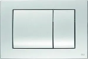Клавиша смыва для унитаза OLI Metal Dual 656006 нержавеющая сталь, 1