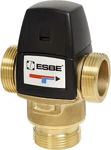 Трехходовой термостатический смесительный клапан ¾&quot; +50...+75°С Kvs 3.2 ESBE VTA522 3162 03 00, 1