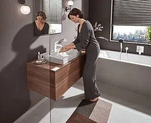 Смеситель для раковины Hansgrohe Vivenis 110 белый матовый 75020700, 5