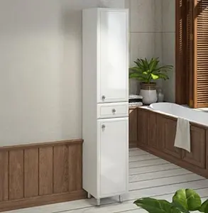 Шкаф-пенал подвесной Comforty Сочи 35 белый 00004136987CF Шкаф-пенал подвесной Comforty Сочи 35 белый 00004136987CF, 5