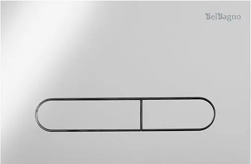 Комплект 5 в 1 BelBagno Uno BB3105CHR/SC/BB002-80/BB005-PR-CHROME с кнопкой хром глянцевый