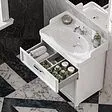 Тумба-умывальник подвесная Kerama Marazzi Pompei 80 белый PO.N.80.3\WHT+PO.wb.80