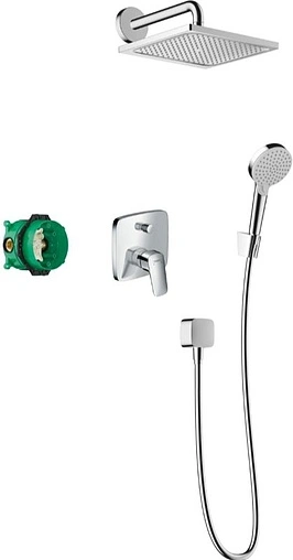 Душевая система со смесителем для душа Hansgrohe Crometta E Shower 240 1jet хром 27957000