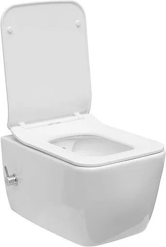 Унитаз подвесной безободковый с функцией биде и встроенным смесителем Allen Brau Liberty белый 4.33009.20