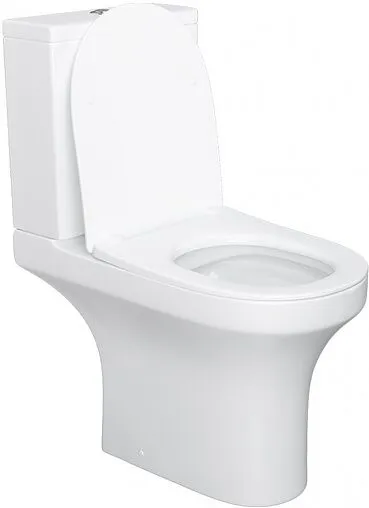 Унитаз-компакт безободковый Damixa Skyline белый DX35C8600SC Унитаз-компакт безободковый Damixa Skyline белый DX35C8600SC