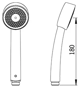 Лейка ручного душа Oras Apollo хром 252020, 2
