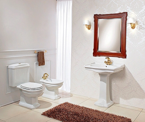 Биде напольное Cezares Royal Palace белый CZR-804