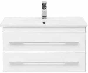 Тумба-умывальник подвесная Aquanet Верона N 75 белый 00186290+00182319, 3