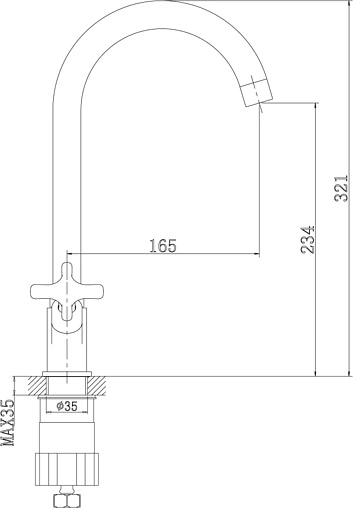 Смеситель для кухни Rossinka хром/золото RS39-72U Смеситель для кухни Rossinka хром/золото RS39-72U