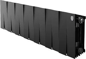 Радиатор биметаллический 14 секции Royal Thermo PianoForte 200 Noir Sable RTPNS20014 Радиатор биметаллический 14 секции Royal Thermo PianoForte 200 Noir Sable RTPNS20014, 1