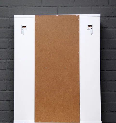 Шкаф-зеркало Айсберг Норма 2-55 L белый DA1609HZ