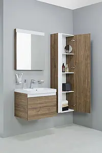 Шкаф-пенал подвесной Ravak SB 10° 45 тёмный орех X000000753 Шкаф-пенал подвесной Ravak SB 10° 45 тёмный орех X000000753, 4