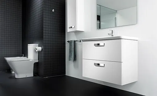 Тумба-умывальник подвесная Roca GAP 70 белый глянец ZRU9302878+327471000