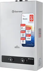 Водонагреватель проточный газовый Thermex Basic B 20 D (Silver) 351109 Водонагреватель проточный газовый Thermex Basic B 20 D (Silver) 351109, 1