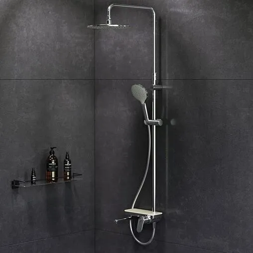 Душевая система со смесителем для ванны Am.Pm Like хром F0780700 Душевая система со смесителем для ванны Am.Pm Like хром F0780700