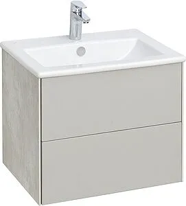 Тумба-умывальник подвесная Aquaton Сохо 60 галька серая/слэйт 1A2580K1AJ9A0 Тумба-умывальник подвесная Aquaton Сохо 60 галька серая/слэйт 1A2580K1AJ9A0, 1