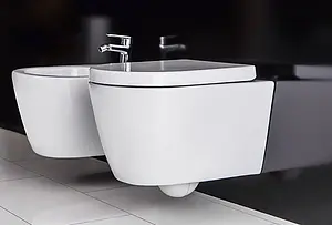 Унитаз подвесной безободковый BelBagno Marino белый BB105CHR Унитаз подвесной безободковый BelBagno Marino белый BB105CHR, 4