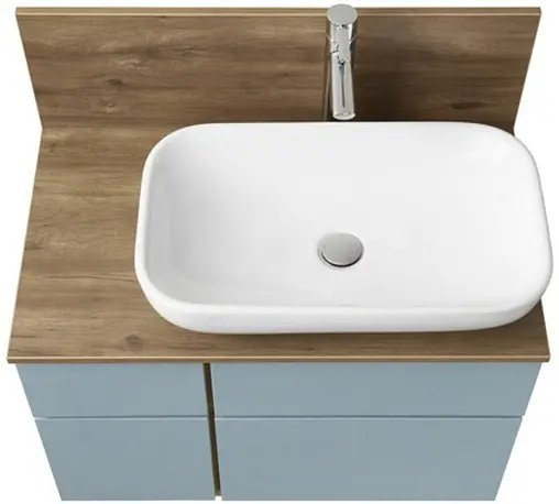 Столешница+панель Aquaton Мишель 80 дуб рустикальный 1A256603MIDR0