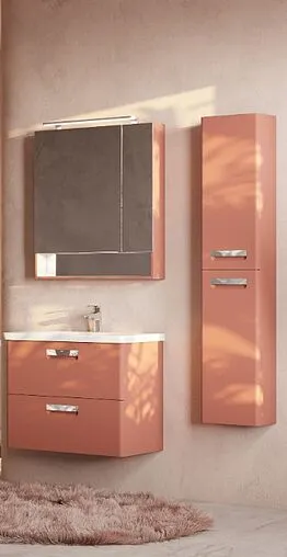 Шкаф-зеркало Roca The Gap Original 80 терракота ZRU9307842