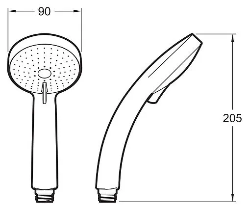 Душевая система с термостатом для душа Jacob Delafon July хром E5523-CP