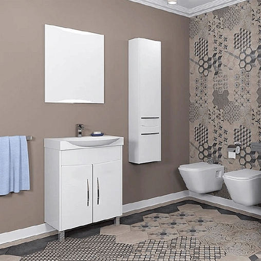 Тумба-умывальник напольная Aquaton Инфинити 65 H белый 1A1972K1IF010