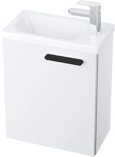 Дверь тумбы под умывальник Ravak Chrome II SD 40 белый/чёрный X000001750