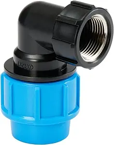 Уголок компрессионный переходной с трубной резьбой 32мм x 1"в Джилекс 9164 Уголок компрессионный переходной с трубной резьбой 32мм x 1"в Джилекс 9164, 1