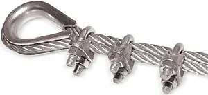 Зажим для троса из нержавеющей стали 5мм ACR SS304 Зажим для троса из нержавеющей стали 5мм ACR SS304, 2