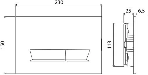 Инсталляция для подвесного унитаза Set 3 в 1 BelBagno BB002-80/BB009-MR-BIANCO с кнопкой белый глянцевый