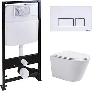 Комплект 5 в 1 Toni Arti Forli TA-01+TA-1905+TA-0042 с кнопкой Noche белый глянцевый, 1