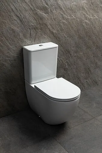 Унитаз-компакт безободковый Allen Brau Priority Tornado белый 4.31006.20+4.31007.20