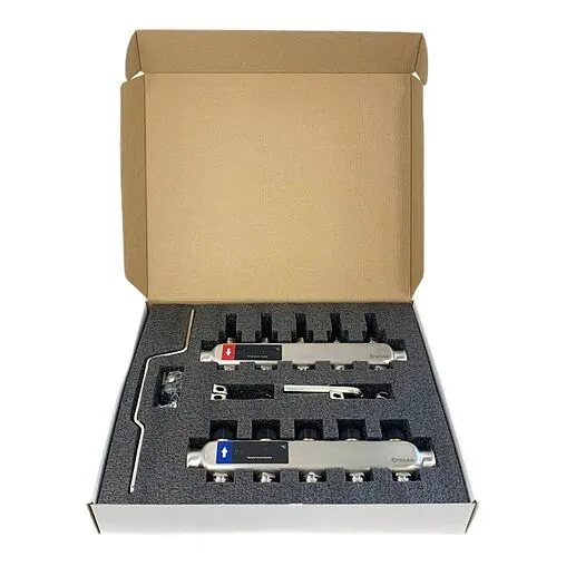 Группа коллекторная без расходомеров 5 отводов 1&quot;в/в x ¾&quot;ек WAAG WG.588.0605