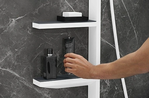 Душевая система без смесителя Hansgrohe Rainfinity 360 1jet белый матовый/графит 26842700