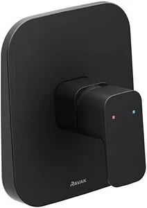 Смеситель для душа скрытого монтажа Ravak 10° Free чёрный матовый X070157, 1