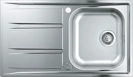 Мойка кухонная со смесителем Grohe K400 86x50 нержавеющая сталь 31570SD0