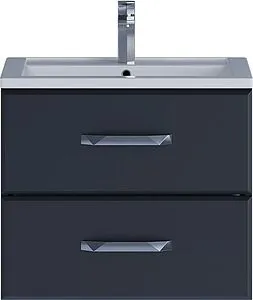 Тумба-умывальник подвесная Uperwood Foster 60 чёрный матовый 291020534 Тумба-умывальник подвесная Uperwood Foster 60 чёрный матовый 291020534, 1