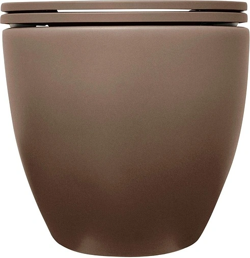 Унитаз подвесной безободковый ISVEA Infinity коричневый 10NF02001SV-2H