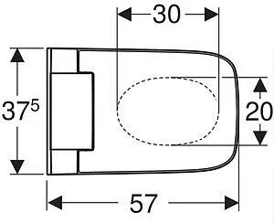 Умный унитаз-биде подвесной безободковый Geberit AquaClean Sela белый 146.250.21.1 Умный унитаз-биде подвесной безободковый Geberit AquaClean Sela белый 146.250.21.1, 2