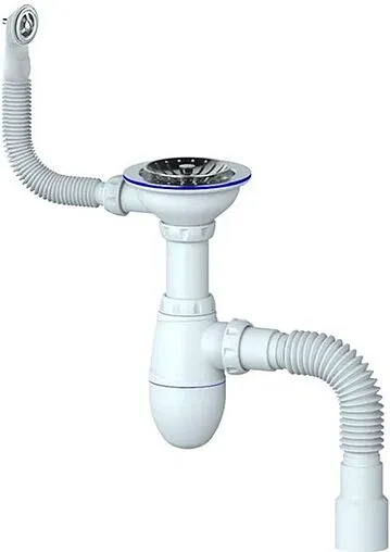 Сифон бутылочный для мойки с переливом Unicorn B426Р