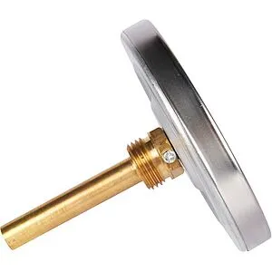 Термометр биметаллический Rommer 100мм 120°С гильза 75мм ½&quot; RIM-0001-107515, 5