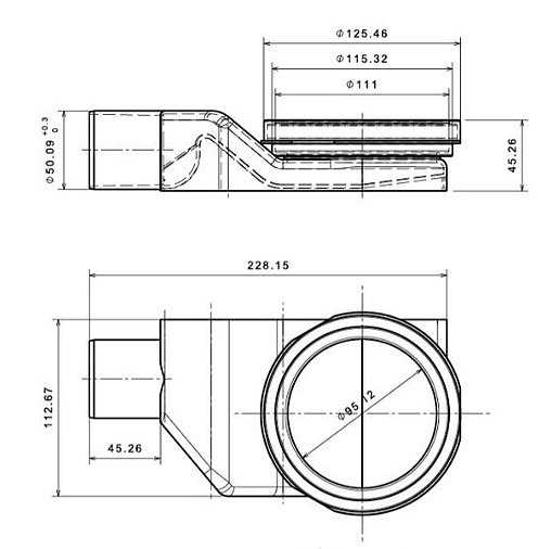 Лоток душевой Set 550мм h=52мм 0.8л/сек Pestan Betto Line 550 13702509 Лоток душевой Set 550мм h=52мм 0.8л/сек Pestan Betto Line 550 13702509