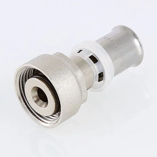 Муфта пресс с накидной гайкой 16мм x ¾&quot;ек Valtec VTc.712.NE.1605